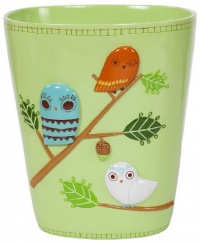 Creative Bath Give A Hoot Wastebasket