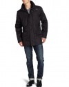 Michael Kors Men's Car Coat, Black, Medium