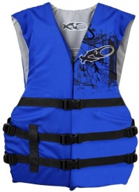 X20 Universal Adult Life Jacket Vest - Blue & Black