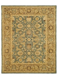 Safavieh Anatolia Collection Handmade Rug, Blue/Brown, 5' x 8'