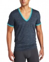 C-IN2 Men's Hand Me Down Ringer Vee Neck Tee Shirt