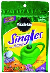 Miracle-Gro 1013202 All Purpose Singles Plant Food Watering Can, 24-Pack