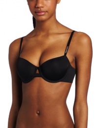 Calvin Klein Women's Seductive Comfort Balconet Bra, Black, 34B