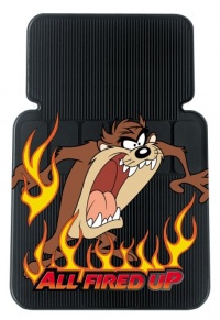 Taz  All Fired Up Universal-Fit Molded Front Floor Mat - Set of 2