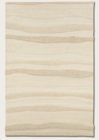 Couristan 2150/9000 Super Indo-Natural Impressions Stripe/White 5-Feet 6-Inch by 8-Feet Rug