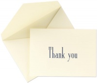 Crane & Co. Thank You Notes In Navy Blue (CN1816)