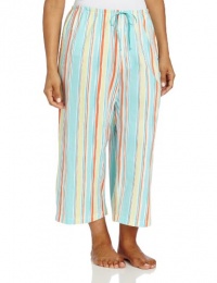 Hue Sleepwear Women's Plus-Size Plus Maddie Stripe Capri