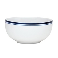 Tasteful and tailored blue banded dinnerware inspired by the unique Copenhagen neighborhood of Christianshaven from Dansk. Fruit bowl holds 12 oz.