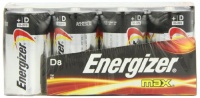 Energizer Max Alkaline, Size D, 8 pack