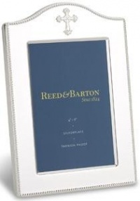 Reed & Barton Abbey Collection Tarnish Resistant Silver-plated Cross 4-by 6-Inch Picture Frame