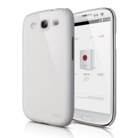 elago G5 Slim Fit Case for Galaxy S3 (Fits Verizon, AT&T, T-Mobile, Sprint and other Carriers) - Glossy White - ECO PACK