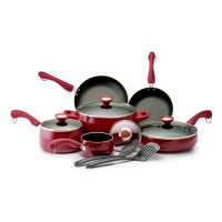 Paula Deen 19241 Signature Porcelain 12-Piece Cookware Set