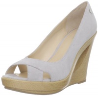 Calvin Klein Women's Roze Suede Wedge Pump