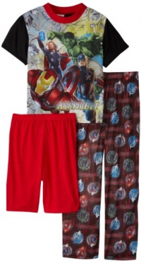 AME Boy's Avengers 3 Piece Sleepwear Set