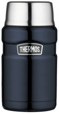 Thermos Stainless King 24-Ounce Food Jar, Midnight Blue