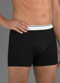 Support you'll hardly know is there. With a two-layered, contoured design and a stay-put seamless waistband, this two pack of Jockey boxer briefs gives you all the coverage you need.