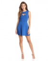 French Connection Women's Fast Feather Ruth Dress, Blue, 8