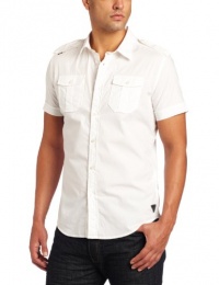 J.C. Rags Men's Short Sleeve Button-Up Shirt