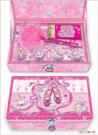 Pecoware / Trinket Box with Accessories & Lock, Little Dancer