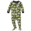 Carter's Baby Boys One Piece Cotton Knit Footed Sleeper Pajamas Dumptrucks (12 Months)