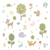 RoomMates RMK1398SCS Woodland Animals Peel & Stick Wall Decals