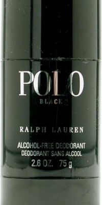 Polo Black by Ralph Lauren for Men, Alcohol-Free Deodorant, 2.6 Ounce