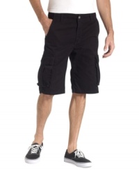 Rugged Levi's cargo shorts will stand up to your active lifestyle time and time again.