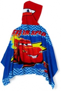 Cars Poncho Style Hooded Towel