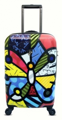 Heys USA Luggage Britto Butterfly 22 Inch Hardside Carry-on Spinner