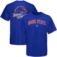 adidas Boise State Broncos Royal Blue Relentless T-shirt