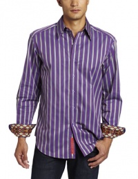 Robert Graham Men's Conqueror Long Sleeve Sport Shirt