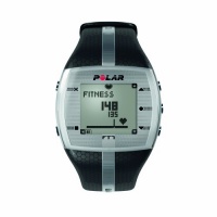 Polar FT7 Men's Heart Rate Monitor Watch (Black / Silver)