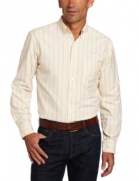 IZOD Men's Long Sleeve Washed Oxford Button Down Shirt