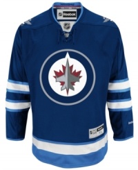 With authentic styling, this Winnipeg Jets NHL premier jersey is the next best thing to on-the-ice action.