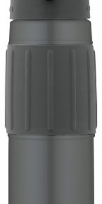 Thermos 18 Ounce Stainless Steel Insulated Hydration Bottle, Charcoal