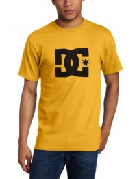 DC Men's Star Short Sleeve M Tee, Gold, Medium