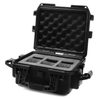 Invicta IG0097-SMIS-B 3 slot Black Plastic Watch Box Case