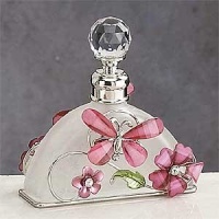 StealStreet Pink Butterfly Perfume Bottle Scented Fragrance Container