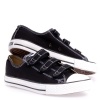 CONVERSE Kids' All Star 3 Strap CV Pre (Black 12.0 M)