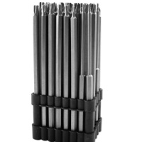 Neiko 32-Piece 6-Inch Extra Long Security Bit Set for Screwdrivers - Torx, Star, Tamper and More