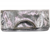 Style&Co Evening Clutch Handbag Purse Pewter