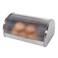 Oggi 7051 Stainless Steel Roll Top Bread Box