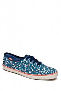 Keds Women's Champion Floral Oxford,Blue,8.5 M US