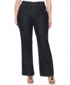 Slenderizing favorites: must-have plus size boot cut jeans with tummy control from Style&co! (Clearance)