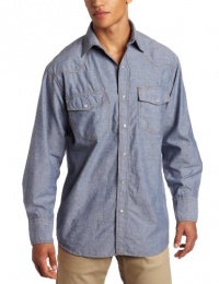 Key Long Sleeve Chambray Western Shirt