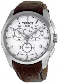 Tissot Couturier Silver Chronograph Mens Watch