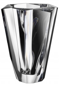 Orrefors Precious 7-3/4-Inch Faceted Crystal Vase