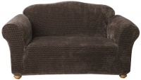 Sure Fit Stretch Royal Diamond 1-Piece Sofa Slipcover, Chocolate