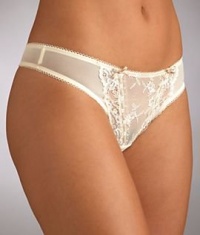 Elle Macpherson Intimates Artistry Thong, MEDIUM, Retro Cream