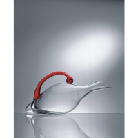 Eisch 1-1/2-Litres Duck Decanter with Red Handle in Gift Box